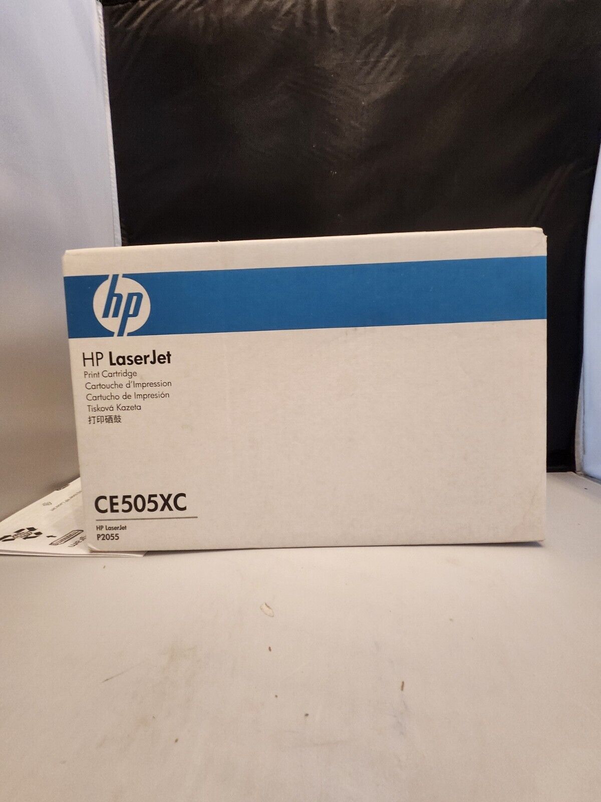 Genuine Original HP CE505XC LaserJet Print Toner Cartridge Black 05X Bag Sealed