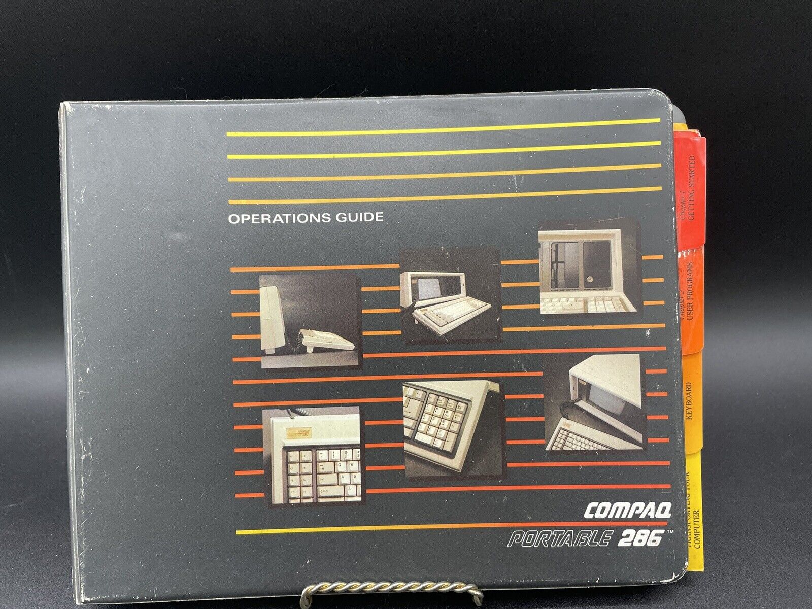Vintage 1985 compaq portable 286 personal computer operations guide first Ed.