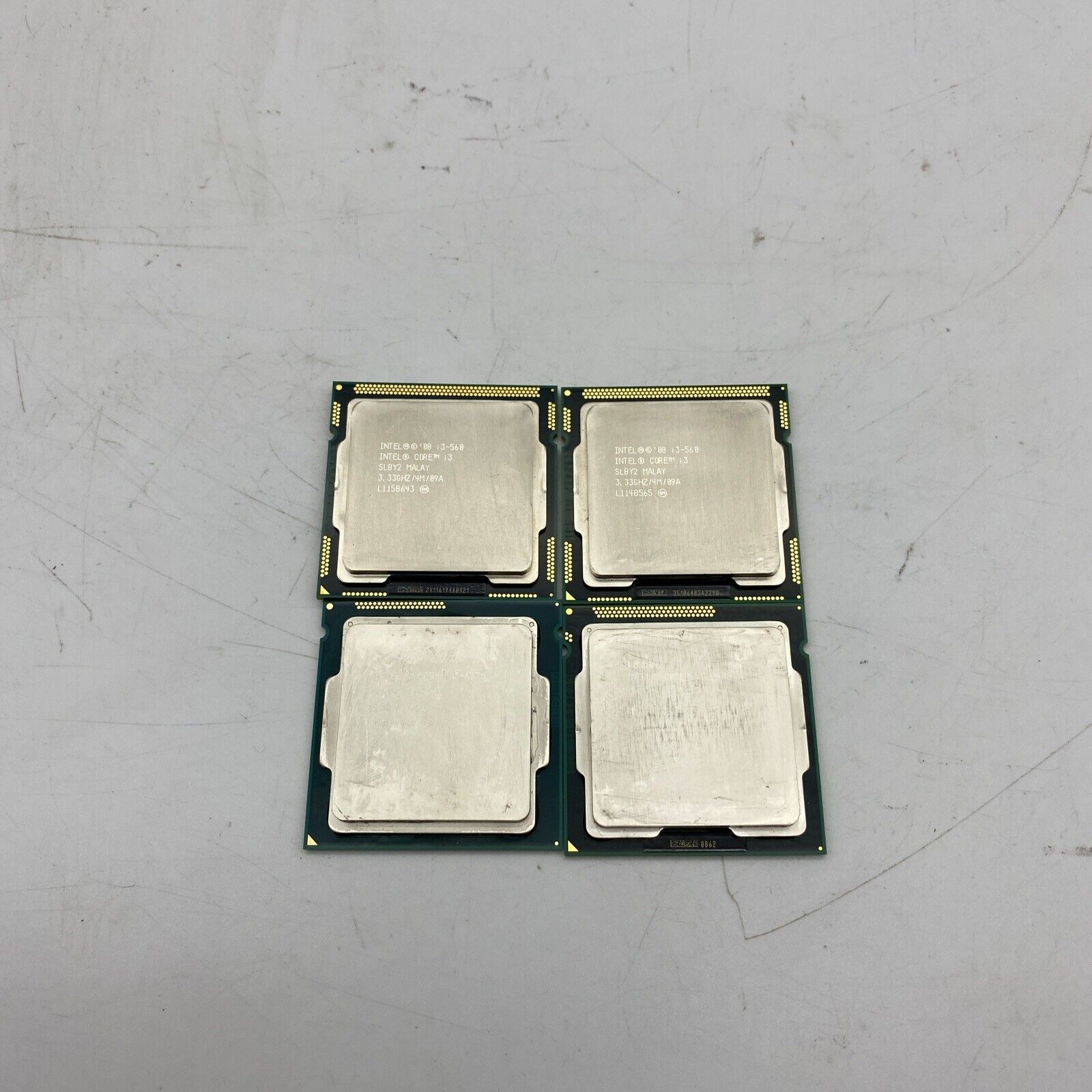 Lot of 4 Mix Processors Intel Core i3 i5 - 1st, 2nd & 4th Gen SR00Q SLBY2 SR14E
