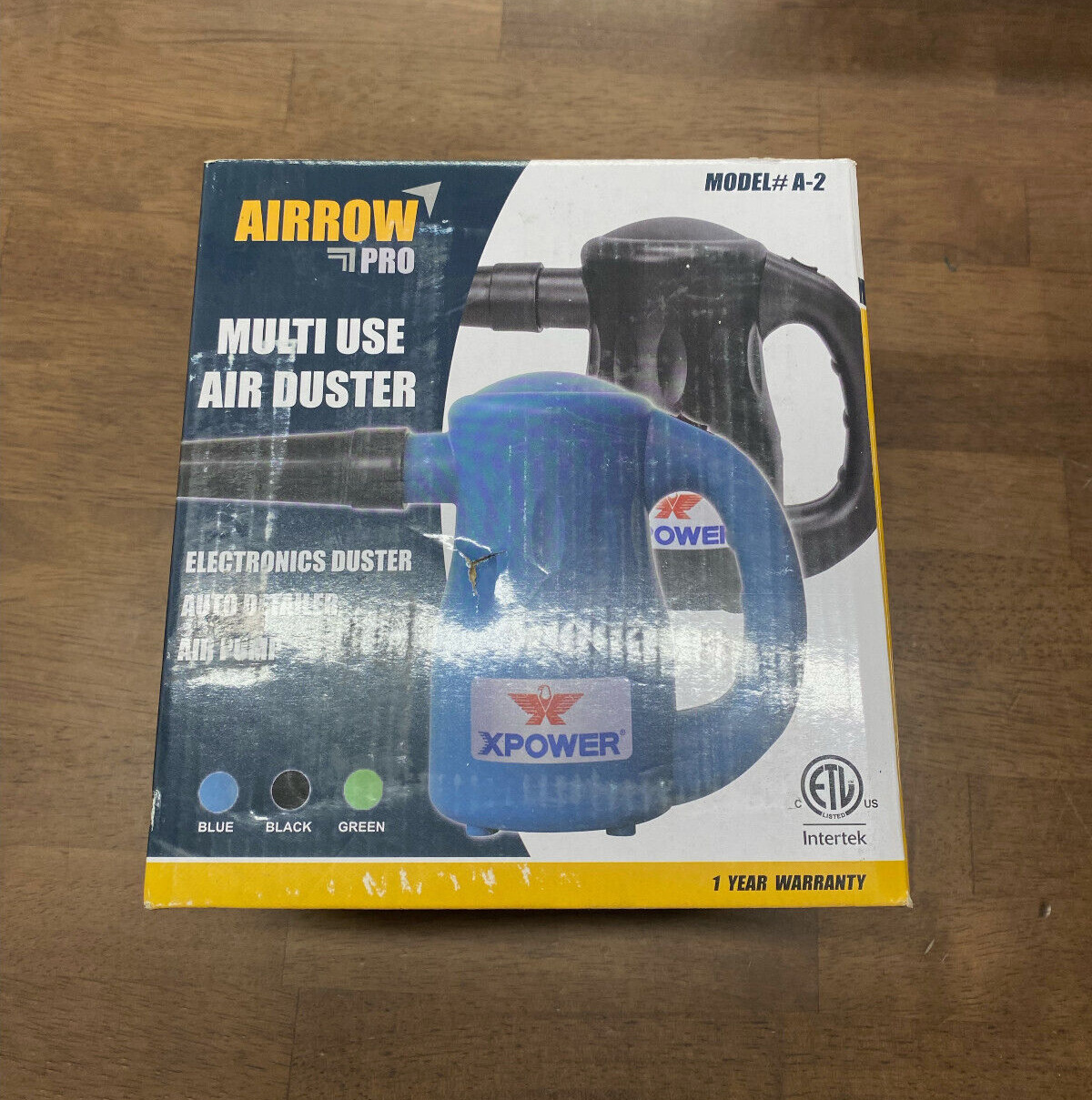 XPOWER A-2 Airrow Pro Multi-Use Electric Air Duster - Black
