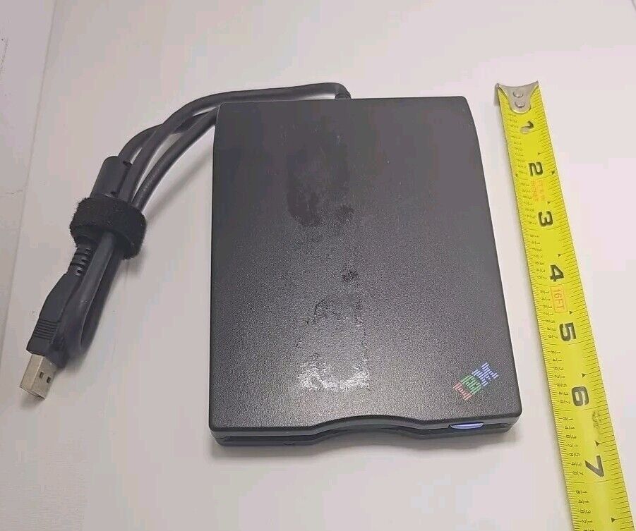 IBM Thinkpad Portable External USB 1.44 MB 3.5” FDD Floppy Disk Drive FD-05PUB