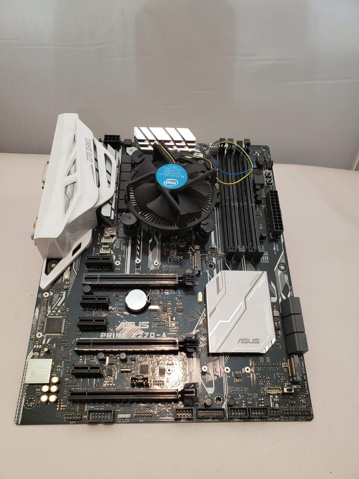 ASUS PRIME Z270-A Intel Motherboard REV 1.02 w/ IO Shield & Fan
