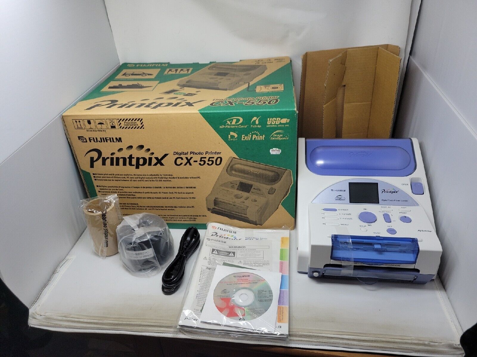 FUJIFILM PRINTPIX CX-550 DIGITAL PHOTO PRINTER - POSSIBLY NOS IN BOX - UNTESTED