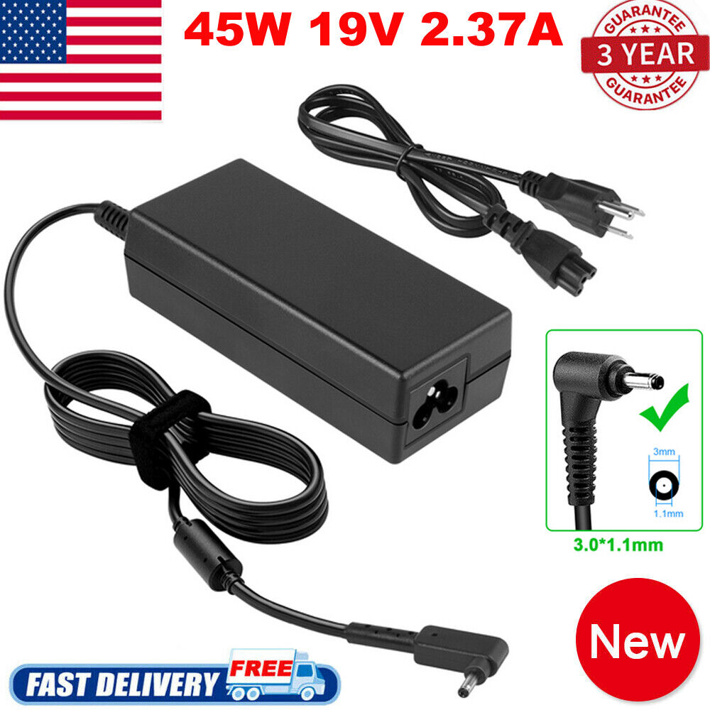 For Samsung Laptop Charger AC Adapter Power Supply AD-4019A A13-040N2A 45W 2.37A