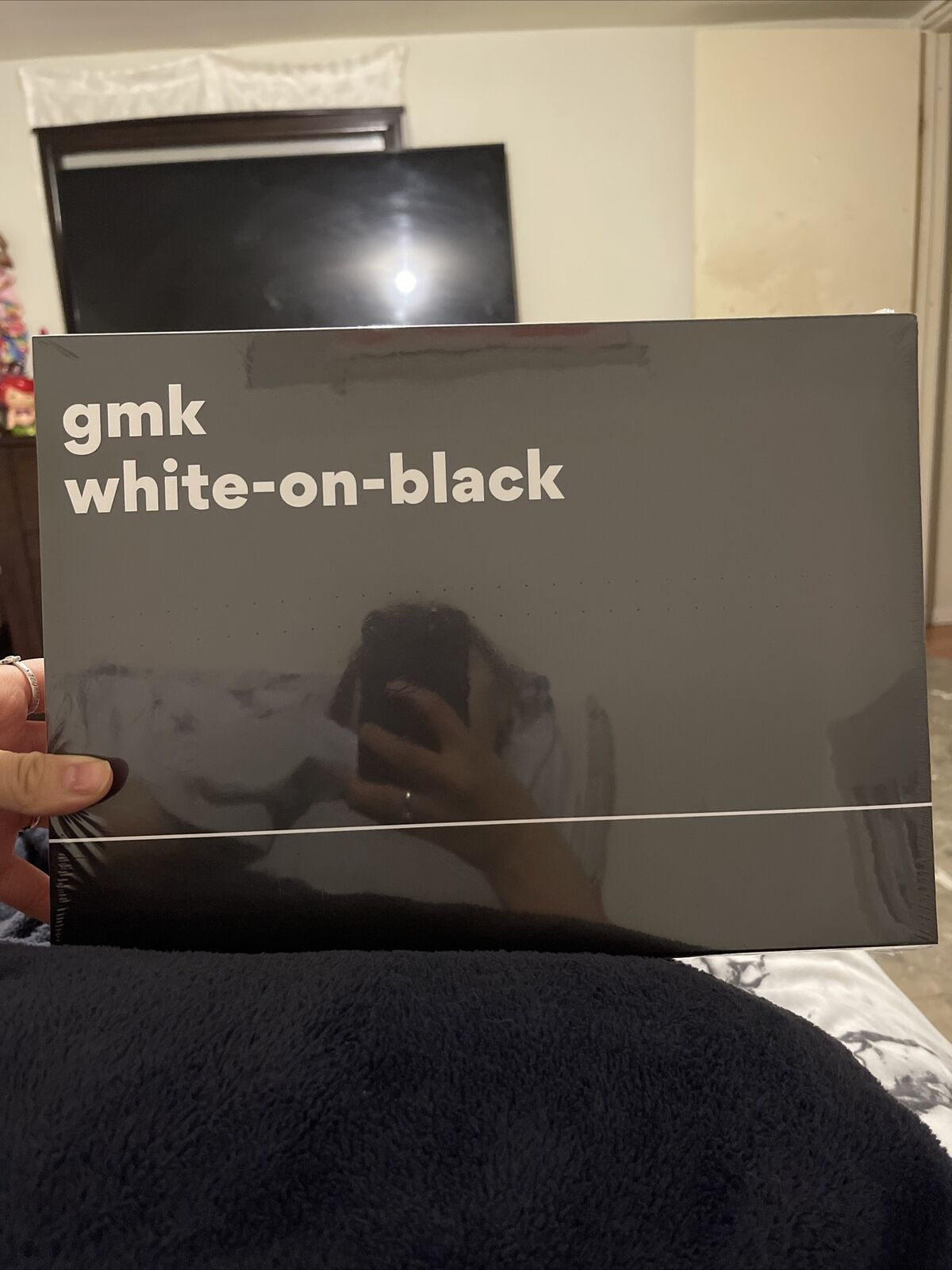 Drop+Gmk White On Black Base Kit (wob)