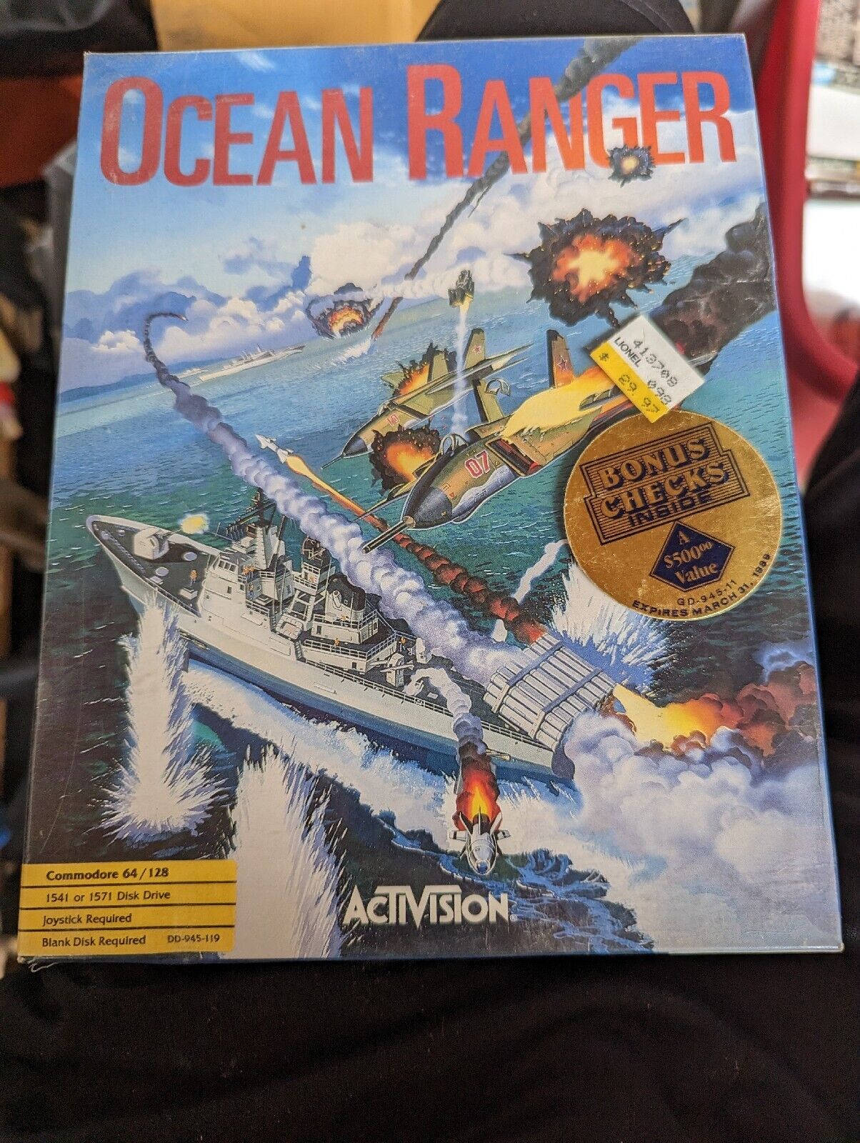 Ocean Ranger - Commodore 64 128 game on floppy disk in Brand New Shrink Wrapped