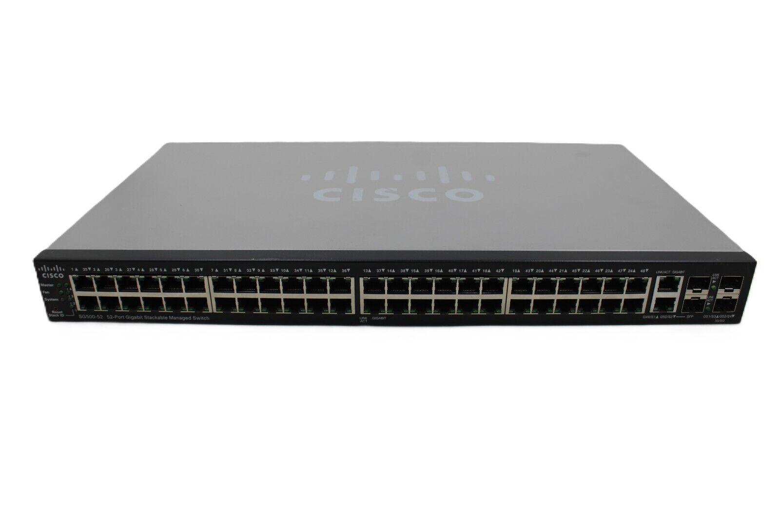 Cisco Small Business SG500-52 52-Port Gigabit Managed Ethernet Switch NO EARS