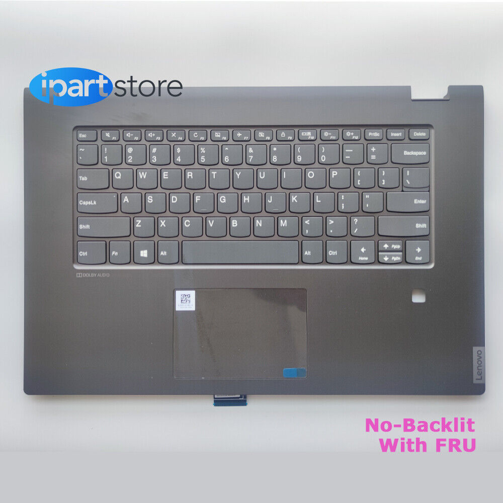New For Lenovo Ideapad Flex-15 Flex-15IML 81XH Palmrest Keyboard W/Touchpad US