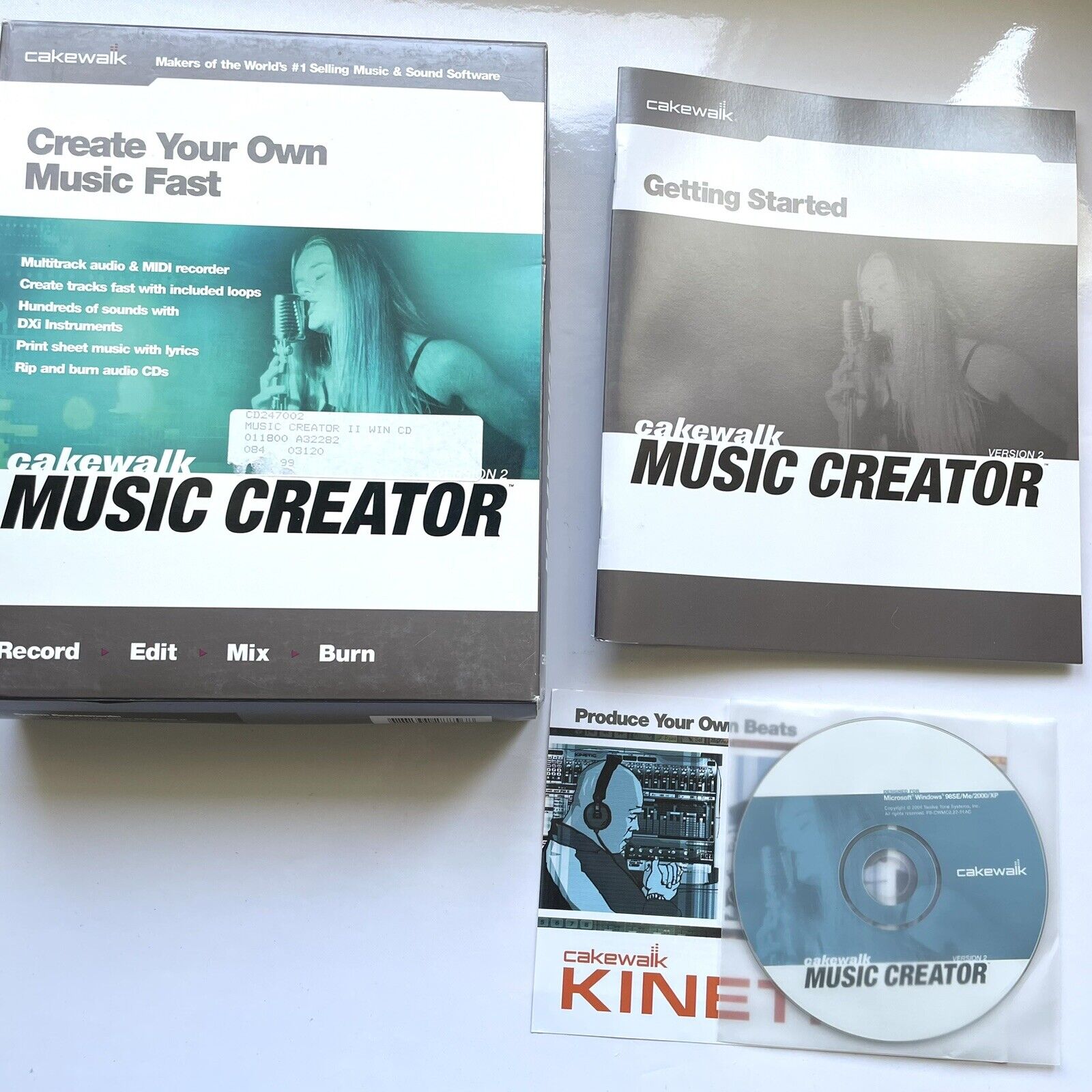 Cakewalk Music Creator Version 2- Music Production Software Windows-PC-ROM