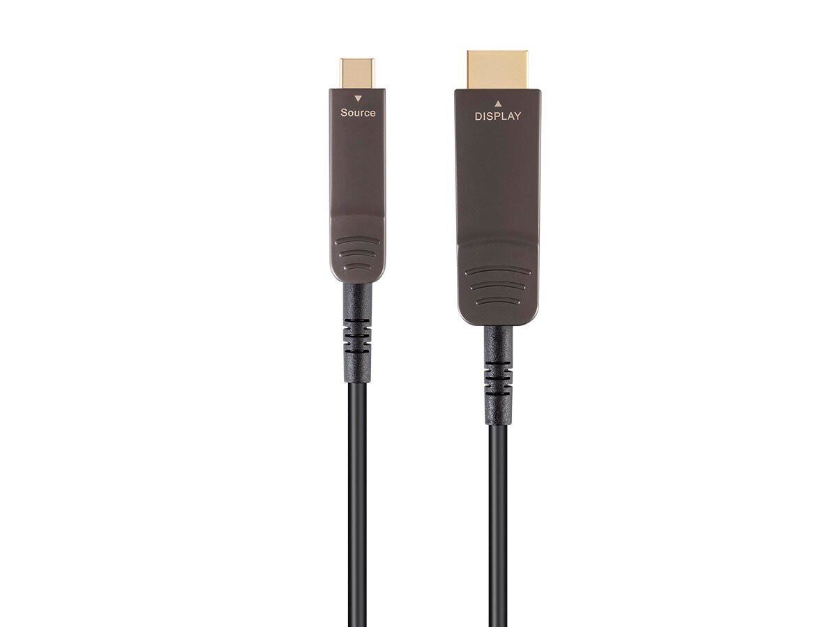 Monoprice USB 3.1 Type-C to HDMI Video Cable - 50ft, 4K@60Hz, Fiber Optic, AOC