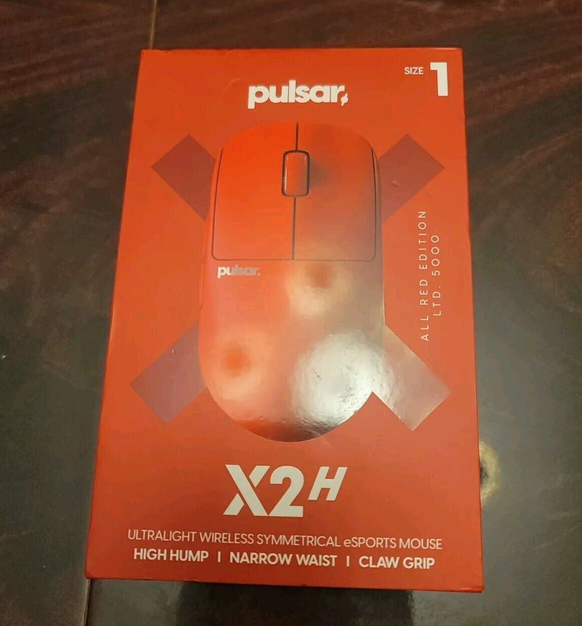 Pulsar Gaming Gears X2H Mini Wireless Gaming Mouse (Mini, Wireless, Red)