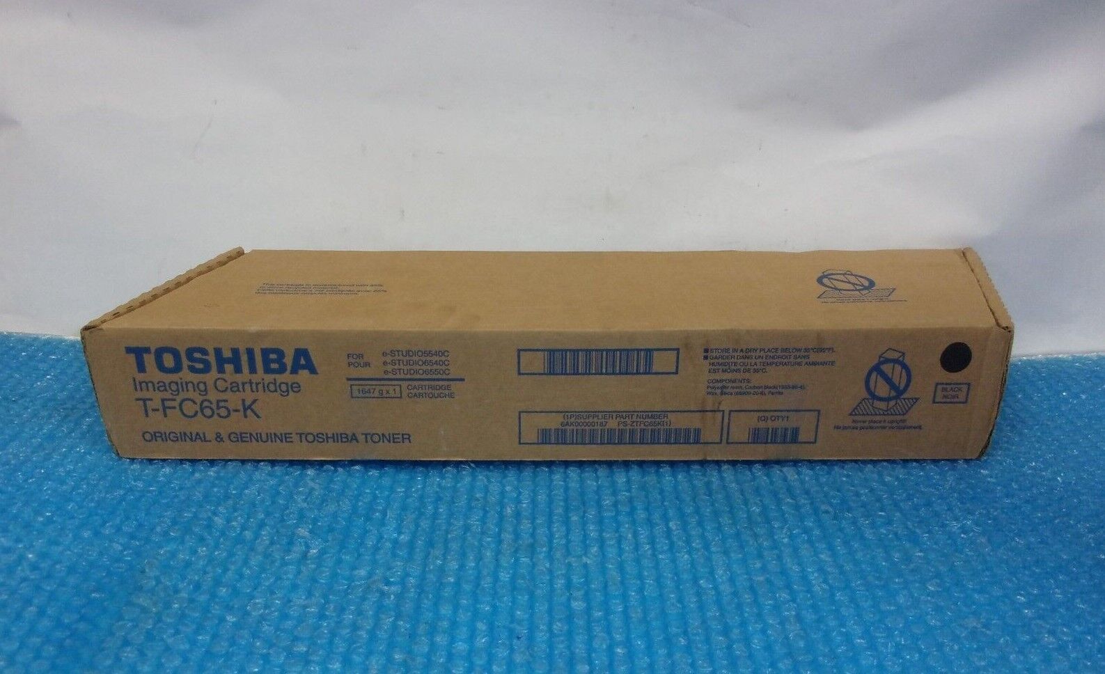 Genuine Toshiba T-FC65-K Black Toner Cartridge