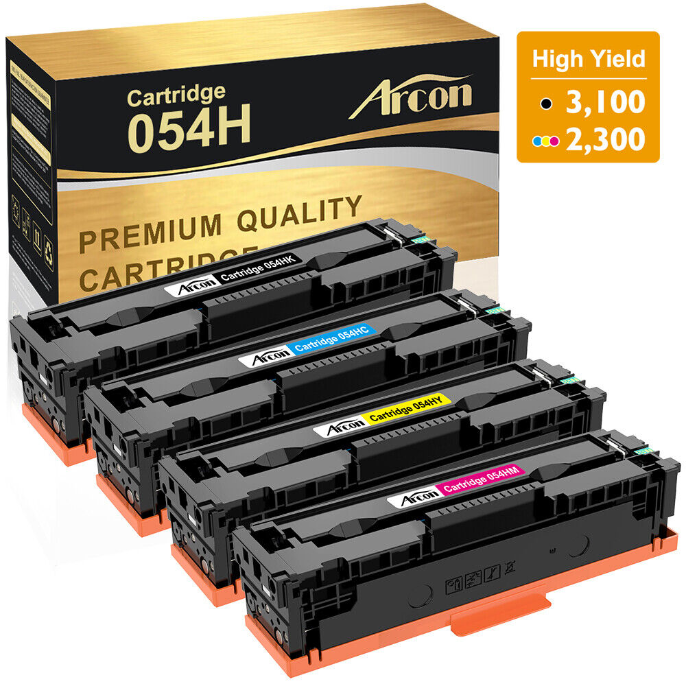 4 PK CRG 054H Toner Cartridge For Canon 054 MF642CDW MF644CDW LBP622CDW Printer