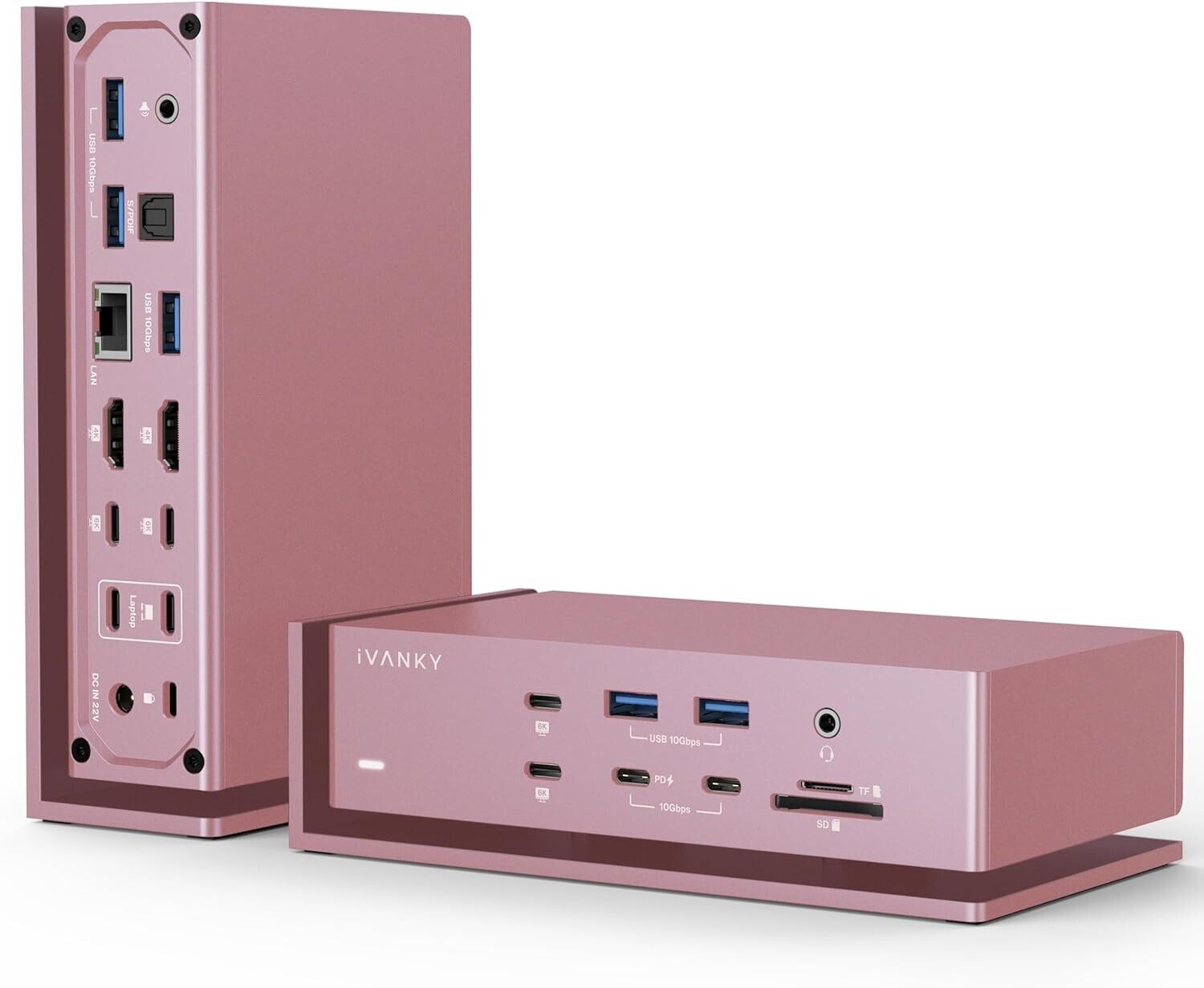 NEW iVANKY FusionDock Max 1 Dual Thunderbolt 4 Chips, 20-in-1 VCD10 for Macbook