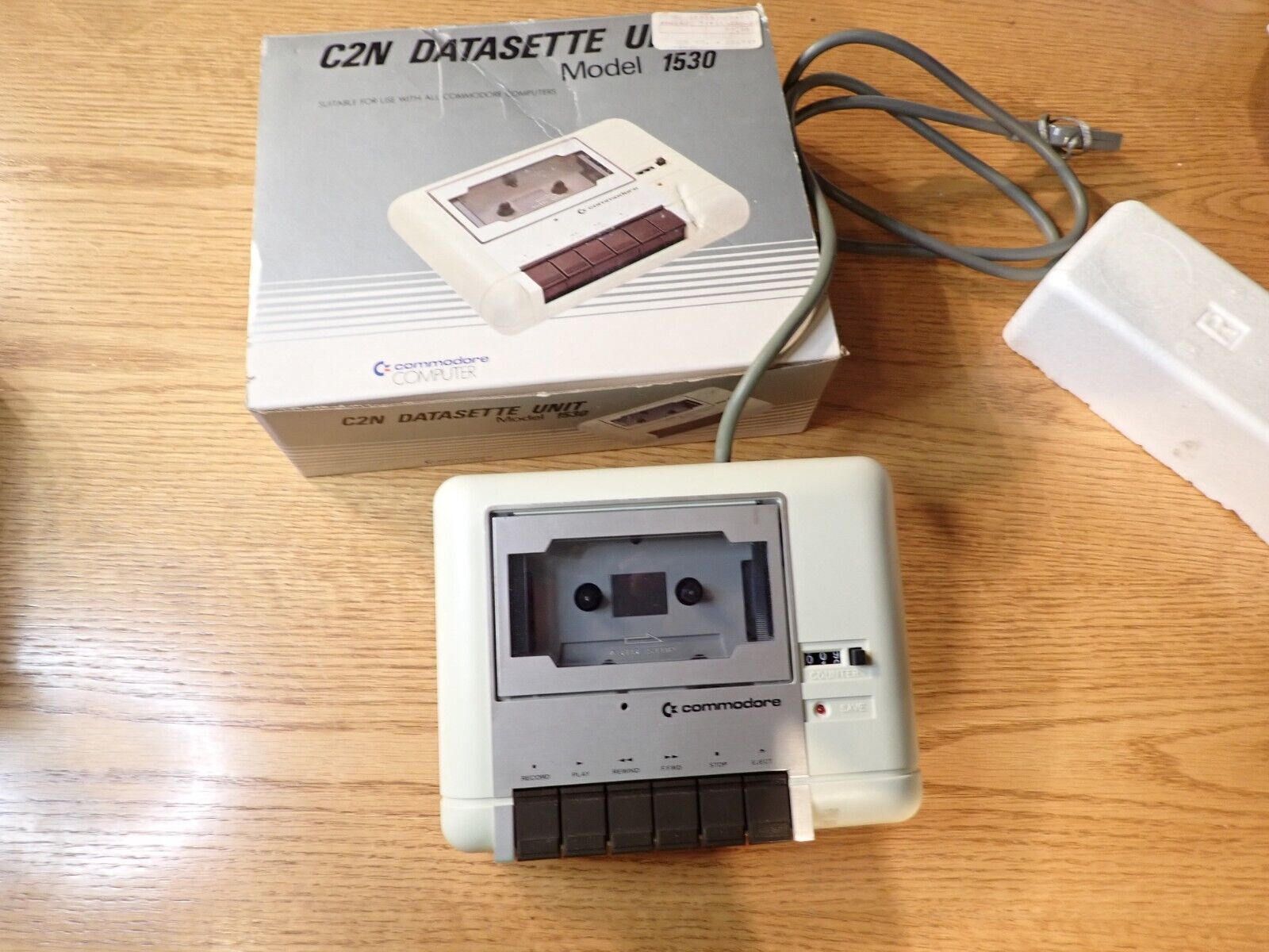 Nice/clean Commodore Computer C2N Datasette Unit Model 1530 Cassette in box