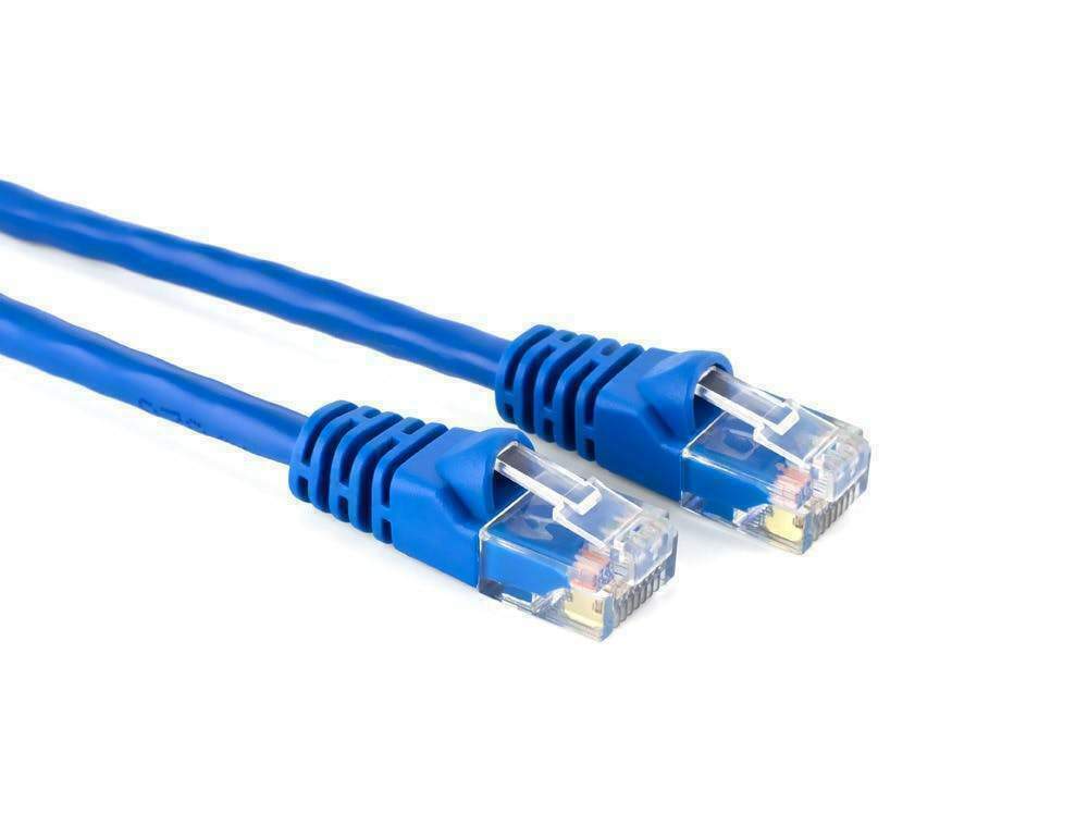 15FT CAT6 Ethernet Patch Cable Blue RJ45 550Mhz UTP 5M