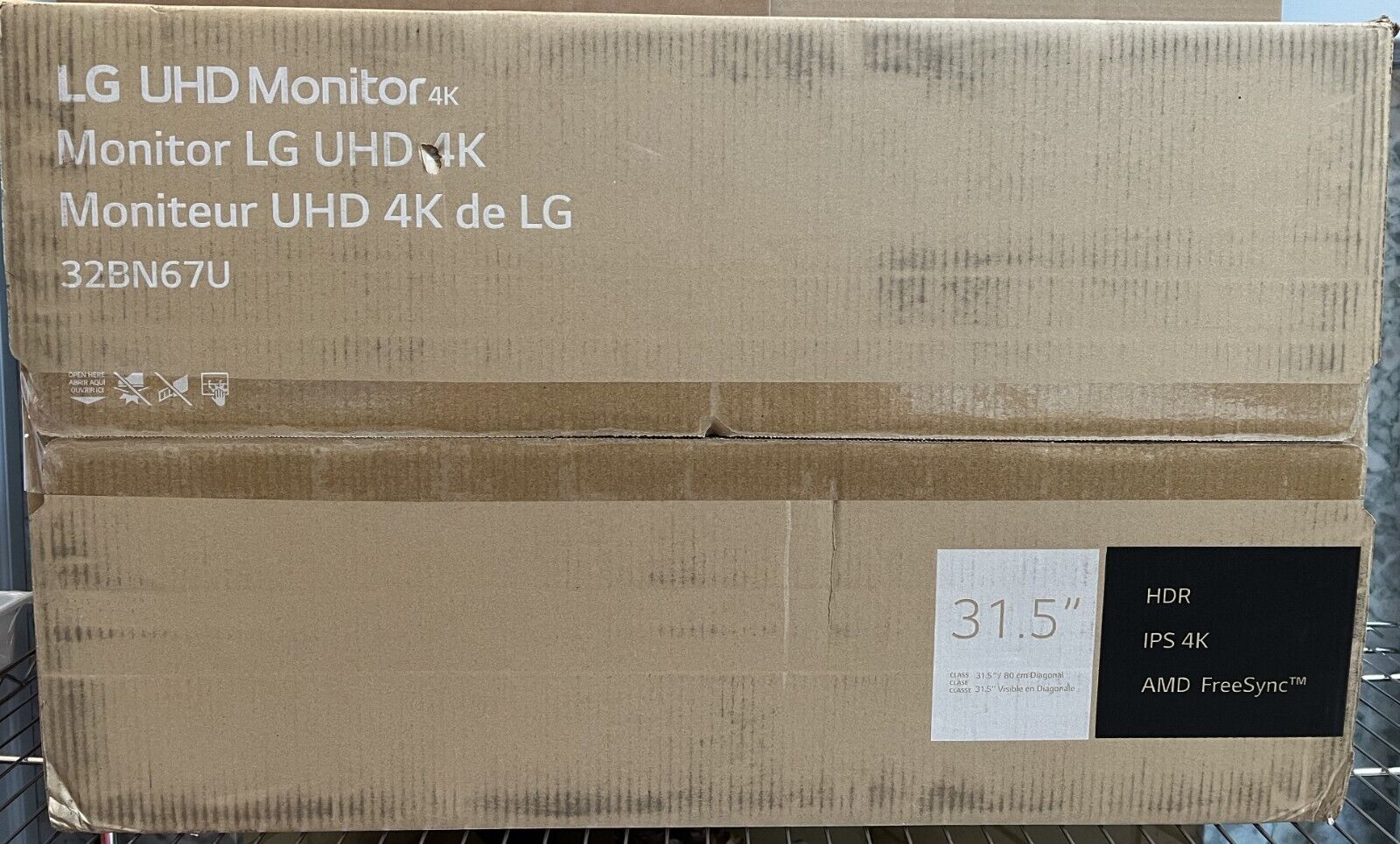 LG 32BN67U-B 31.5” HDR10 UHD 4K (3840x2160) AMD FreeSync Anti-Glare Monitor