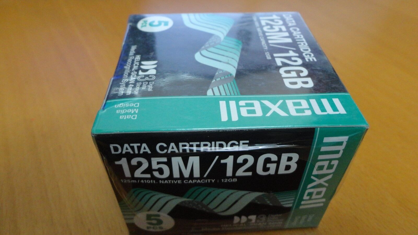 5 P/S LOT NEW SEALED MAXELL DDS3 DATA Cartridge 125M/12Gb HS4/125S