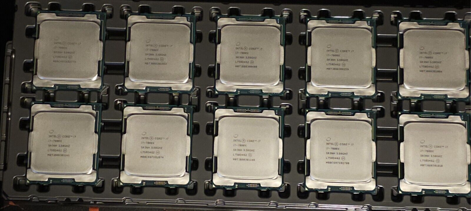 Intel Core i7-7800x CPU processor sr3nh 3.50ghz 6-Core 8.25mb lga-2066 X series