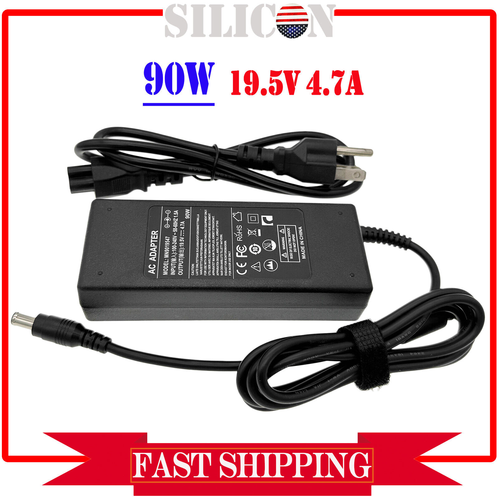 AC Adapter For LG 27LP600B-PU 27LP615B-PU LED TV Monitor Power Supply Cord