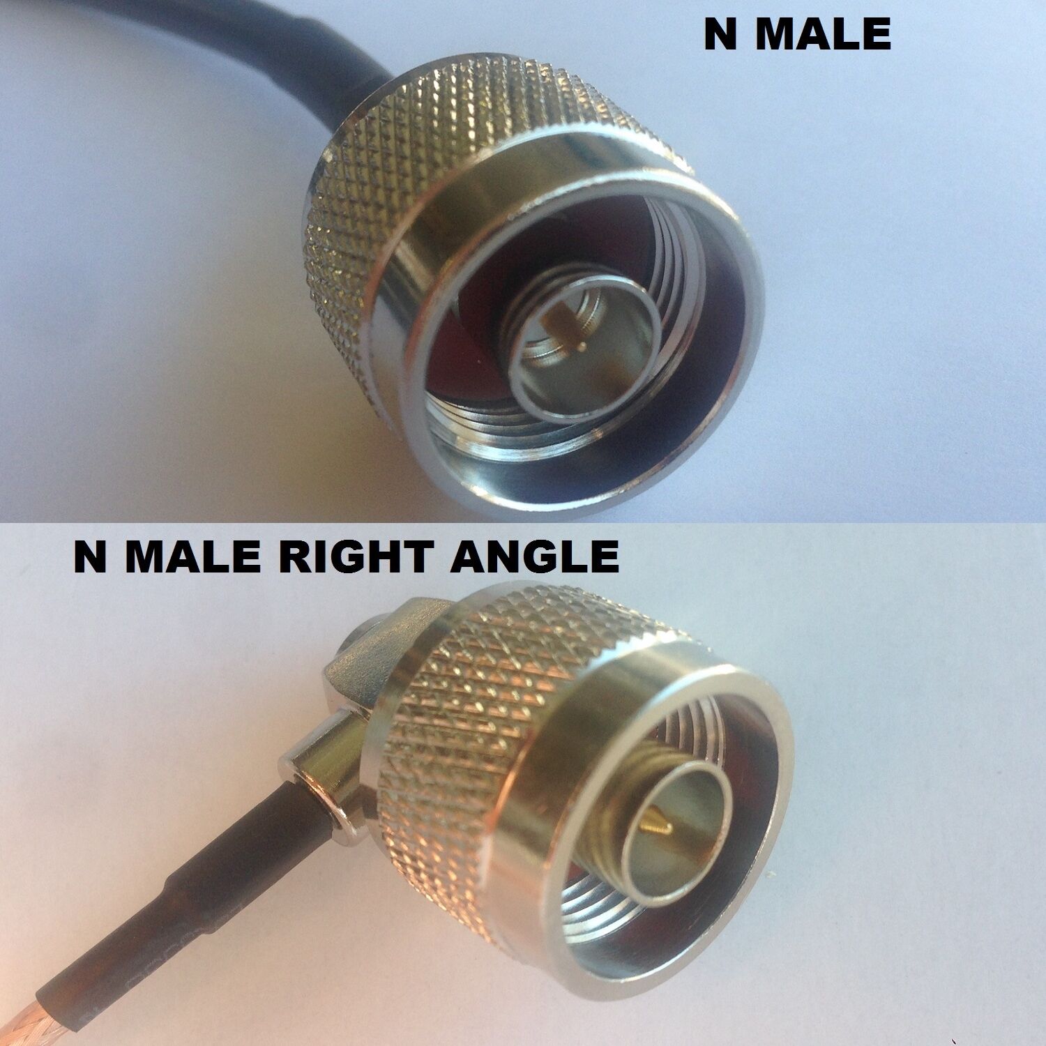 RG316 N MALE to N MALE ANGLE Coaxial RF Cable USA-US