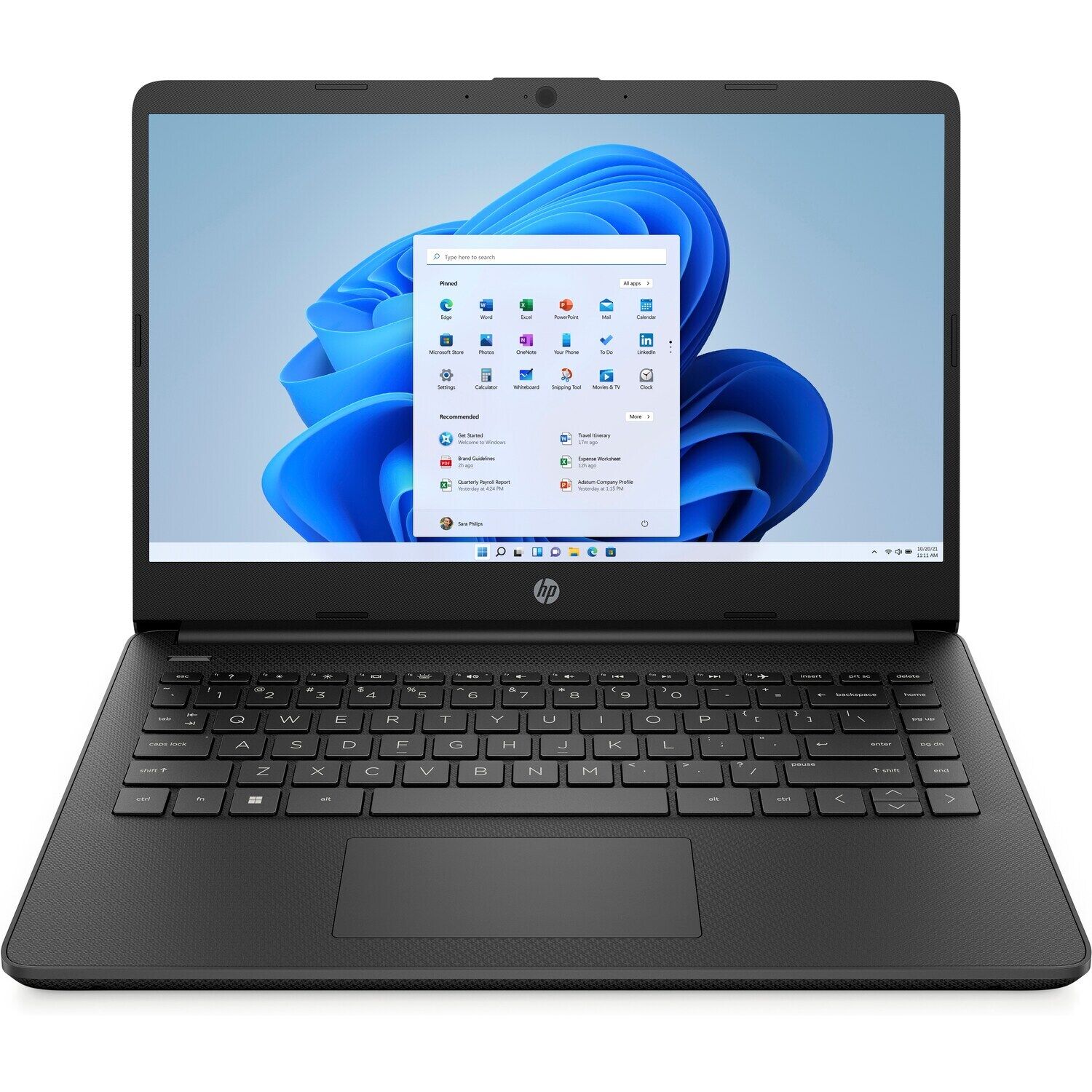 HP 14-dq0706tg 14 Inch Touchscreen Laptop Intel Celeron N4120 4GB RAM 64GB eMMC