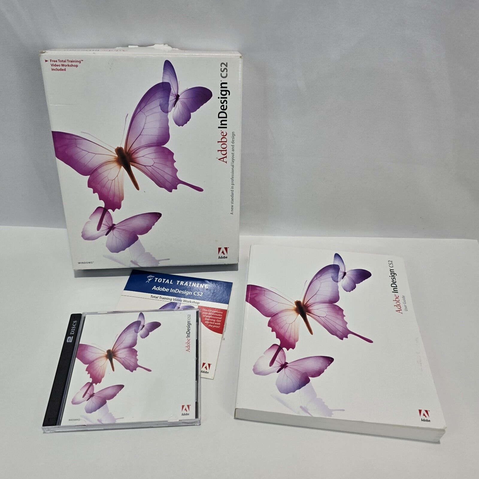 Adobe InDesign CS2 for Windows  Complete w/ User Guide & Total Training 27510753