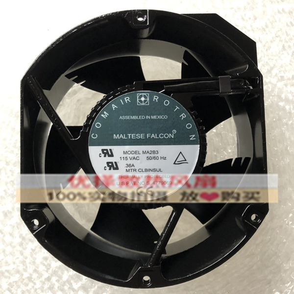 1pcs COMAIR ROTRON MA2B3 115V aluminum frame cooling fan 172*150*51MM