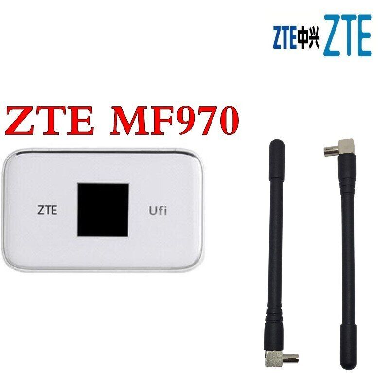 Unlocked ZTE MF970 with 2pcs Antenna LTE Pocket 300mbps Dongle Mobile Hotspot 4g