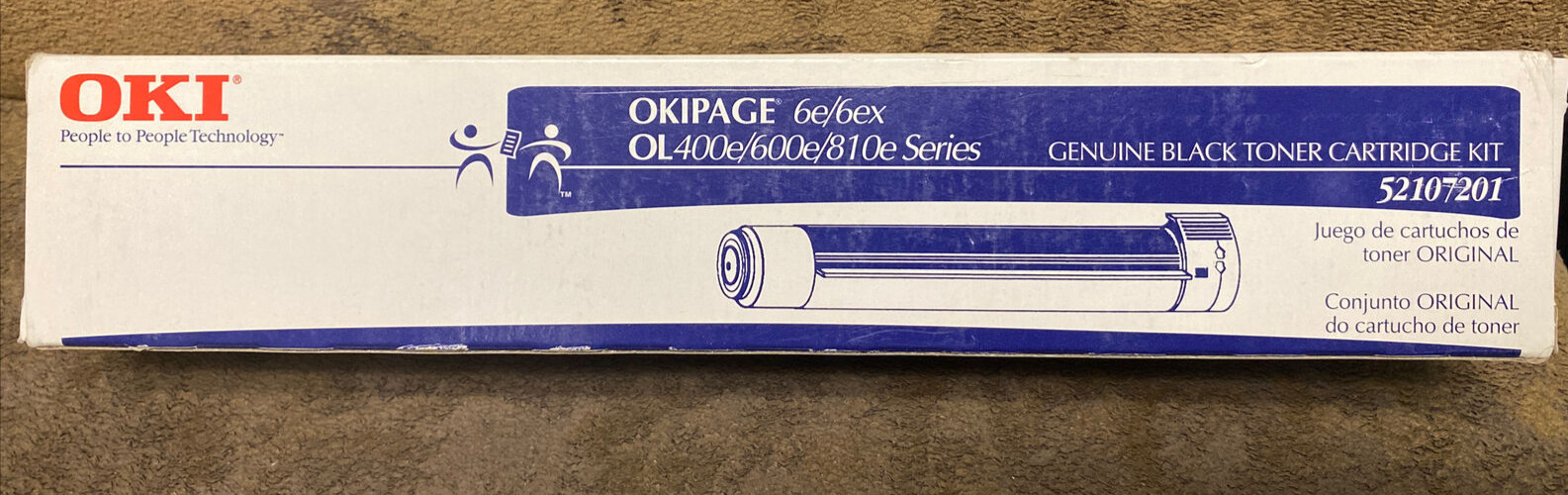 OKI OKIPAGE 6e/6ex OL440e/600e/810e Series 52107201 Black Toner Cartridge (1)