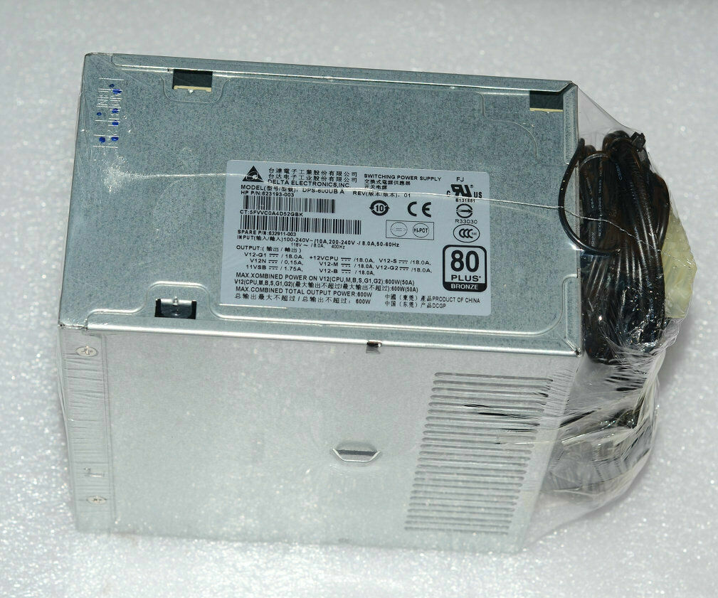 New Original HP Z420 workstation power DPS-600UB A 623193-001 632911-001 600W