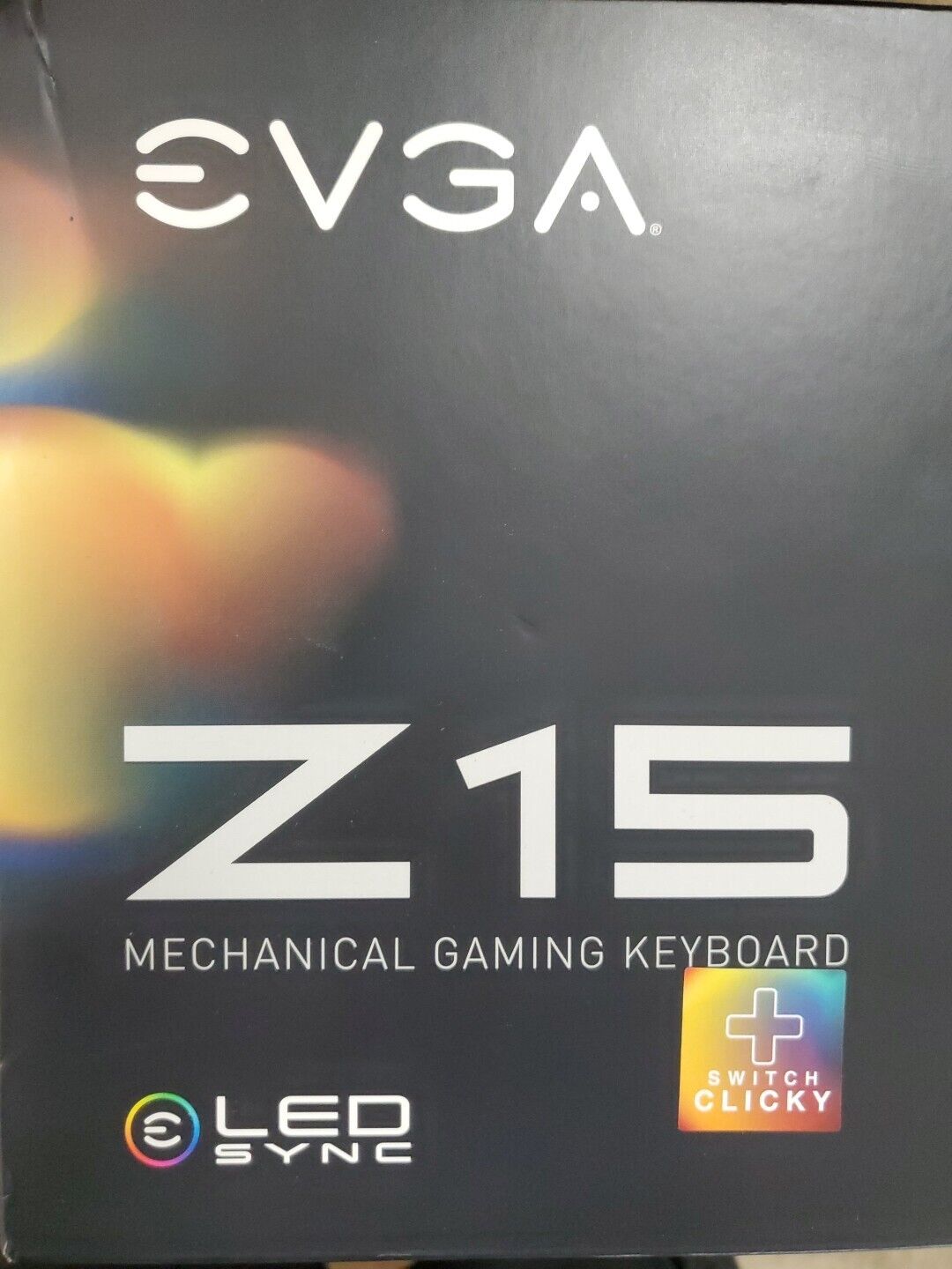 New Sealed EVGA Z15 RGB Mechanical Gaming Keyboard Hot Swappable Bronze Switches