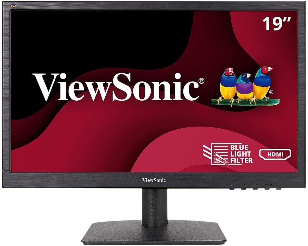 ViewSonic VA1903H 19-Inch WXGA 1366x768p 16:9 Widescreen for Home and Office
