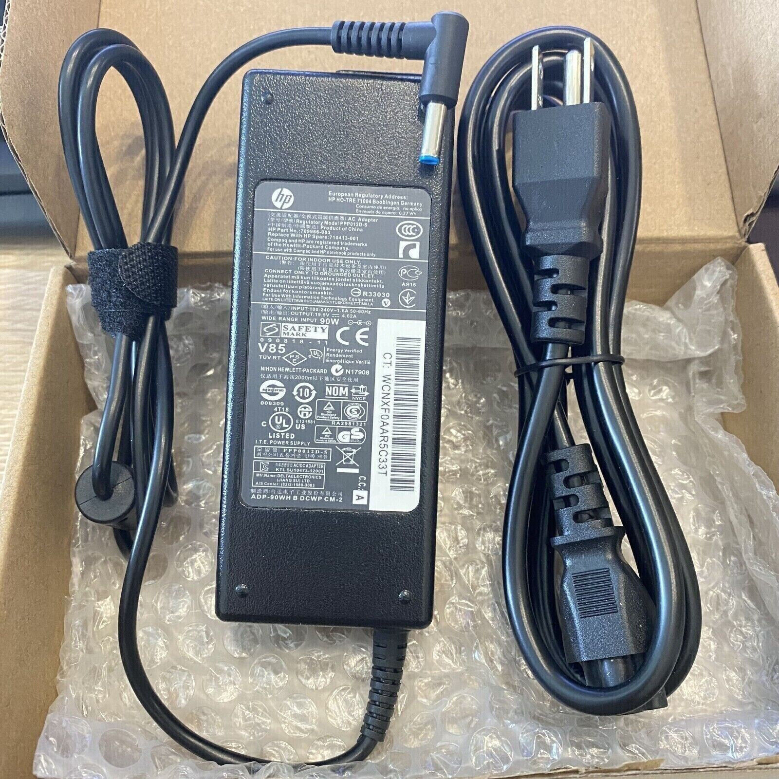 90W Genuine 710413-001 AC Adapter Charger For HP 19.5V 4.74A 4.5*3.0mm Blue Tip