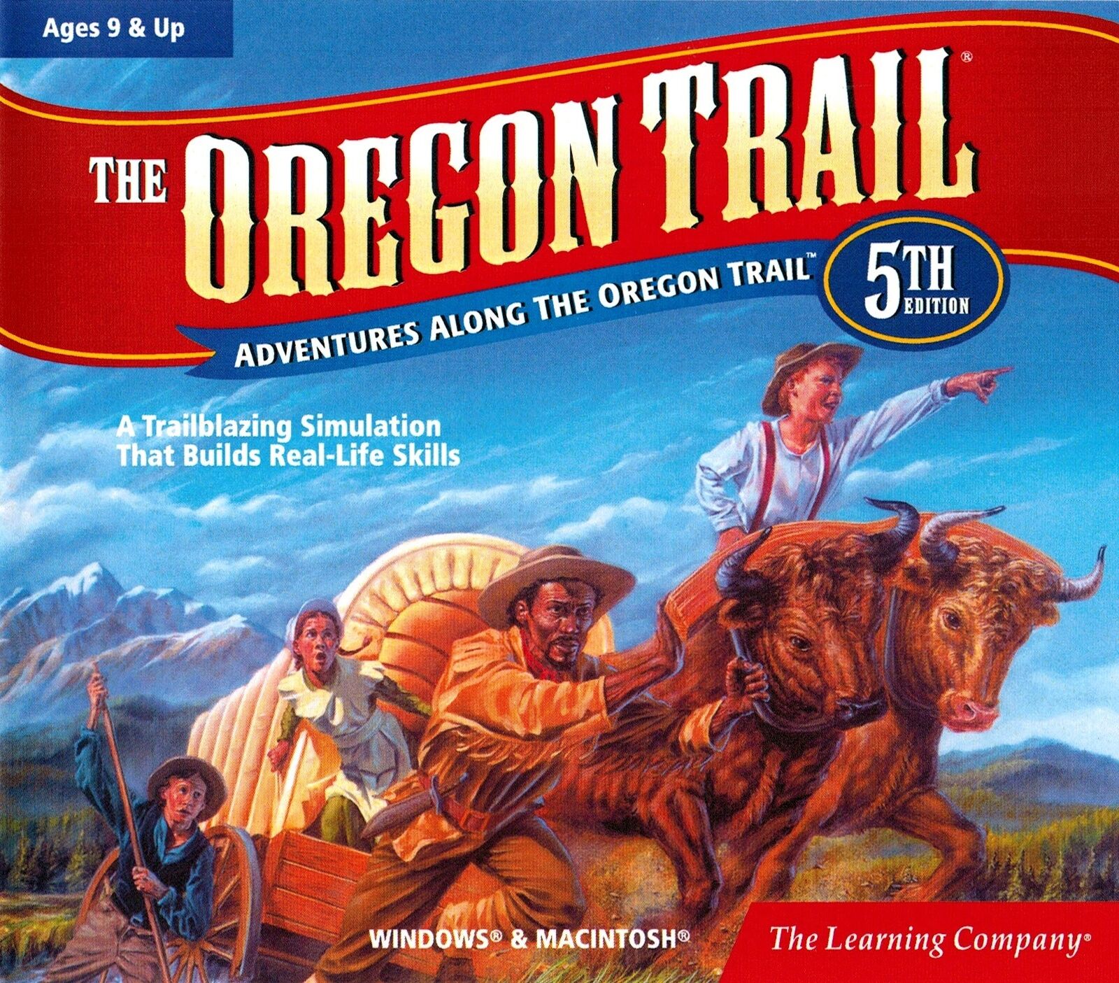 Oregon Trail 5th Edition Ages 9+ A Trailblazing Sim Learning Company New Sealed