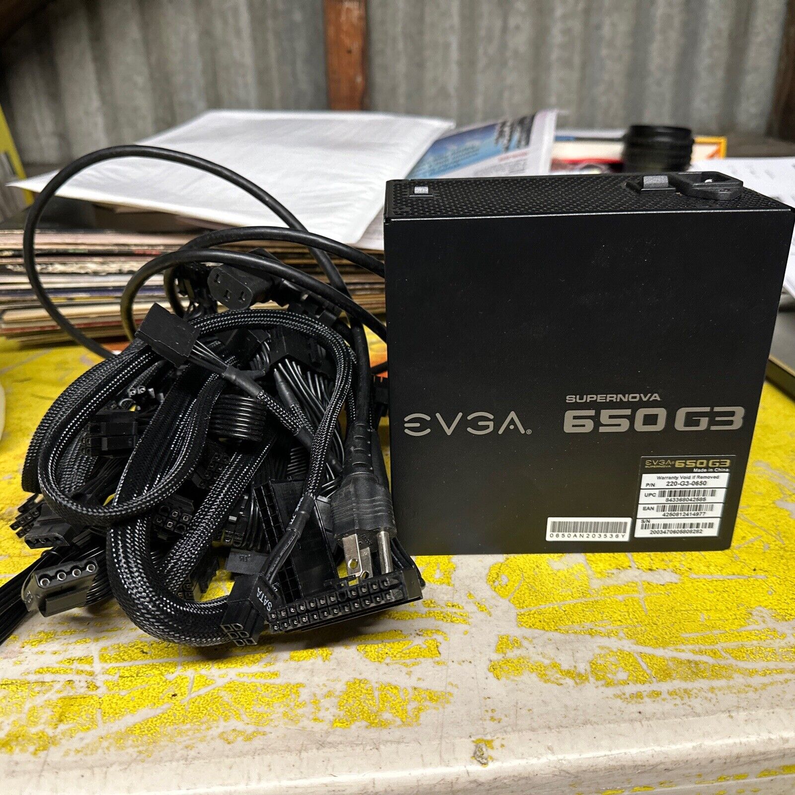 EVGA Supernova 650 G5, 80 Plus Gold 650W, Fully Modular, Power Supply