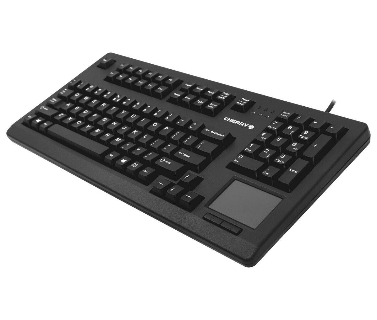Cherry Keyboards COMPACT,104 KEYS,TOUCHPAD, USB, BLACK, U.S.INT'L LAYOUT