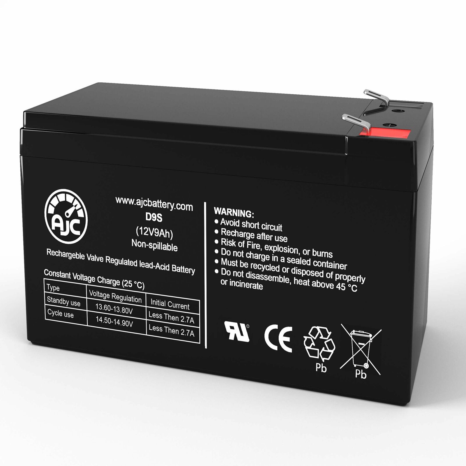 CyberPower CP1000AVRLCD 12V 9Ah UPS Replacement Battery