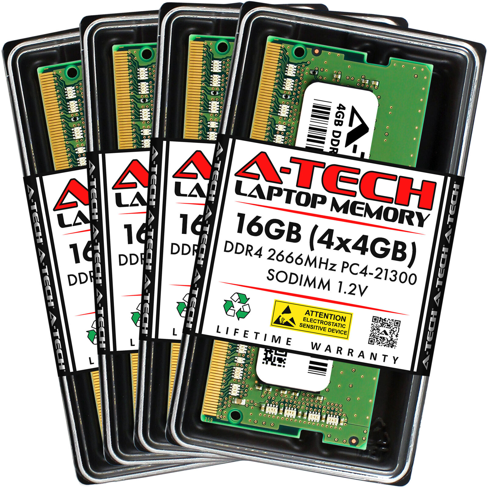 16GB 4x4GB DDR4-2666 Acer Predator PH517-51 PH717-71 PH517-51-71S9 Memory RAM