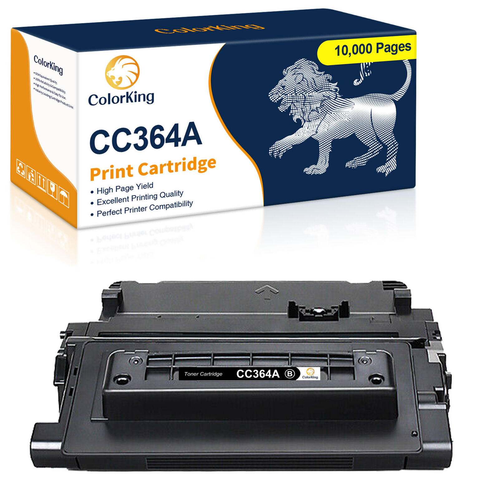 1Pc 64A Toner Cartridge compatible for HP CC364A LaserJet P4014N P4014DN P4515