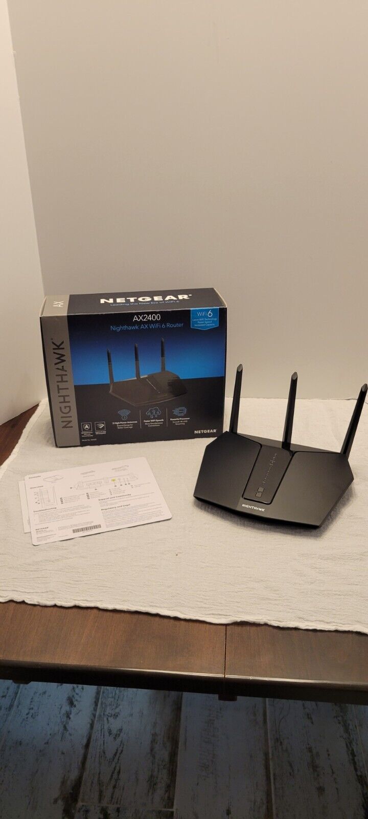 Netgear Nighthawk AX2400 5-Stream WiFi 6 Router - RAX29-100NAS