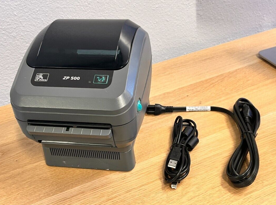 Zebra ZP 500 Direct Thermal Shipping Label Printer USB #120740-001