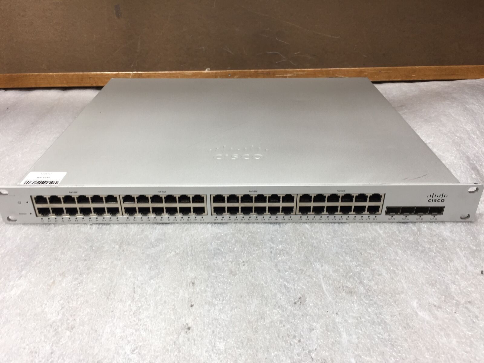 Cisco Meraki MS220-48LP-HW CLOUD MANAGED SWITCH, Tested/Working/Factory Reset
