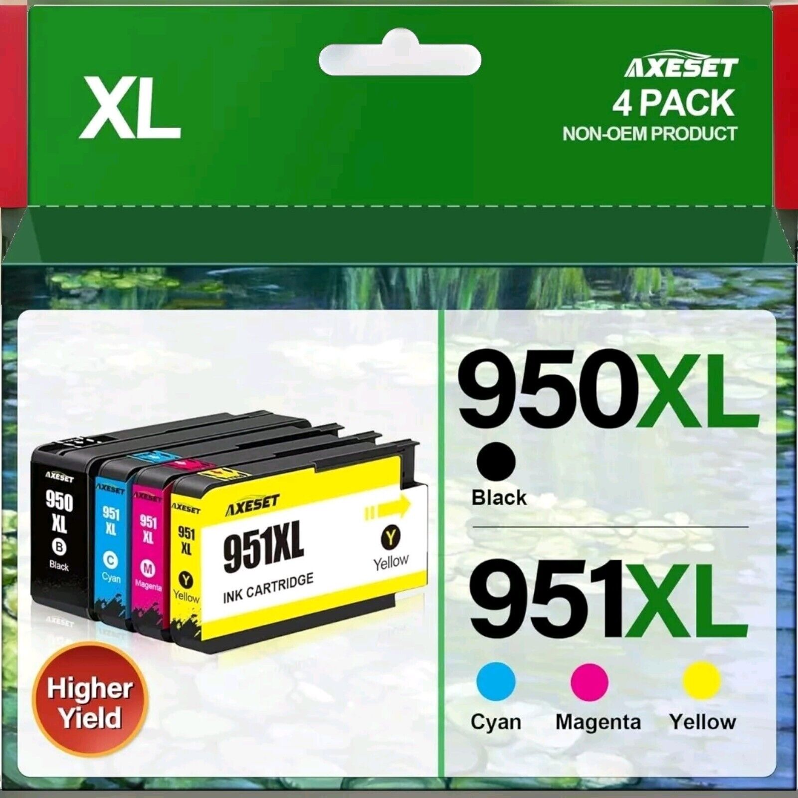 950XL / 951XL COLOR  CARTRIDGES FOR HP (BCMY) COMBO HIGH YIELD INK - NEW 