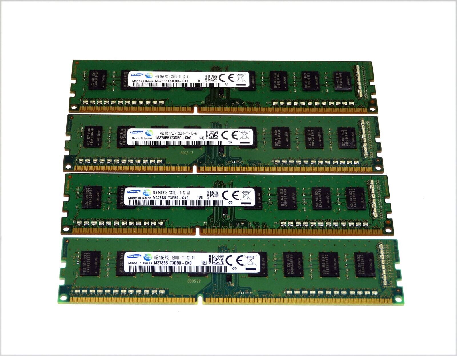 16GB 4x4GB PC3-12800U 1600-DDR3 Dell OptiPlex 9010 7010 9020 7020 990 Memory