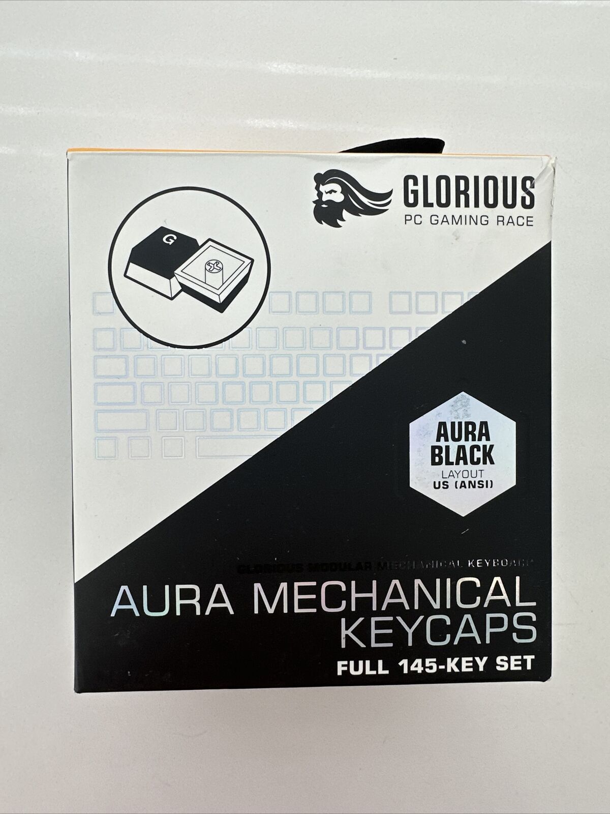 Glorious Aura Mechanical Keyboard Keycaps V2 - Black