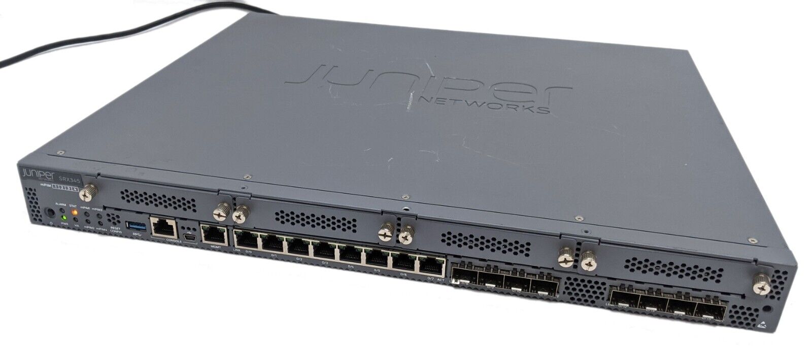 Juniper Networks SRX345 8-Port Gigabit 8-SFP Port Service Gateway Appliance