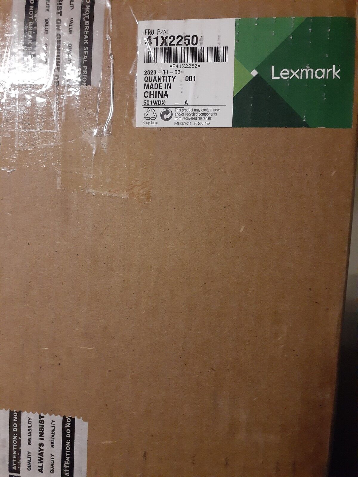 Lexmark 41X2250 High Yield Return Program Maintenance Kit Fuser