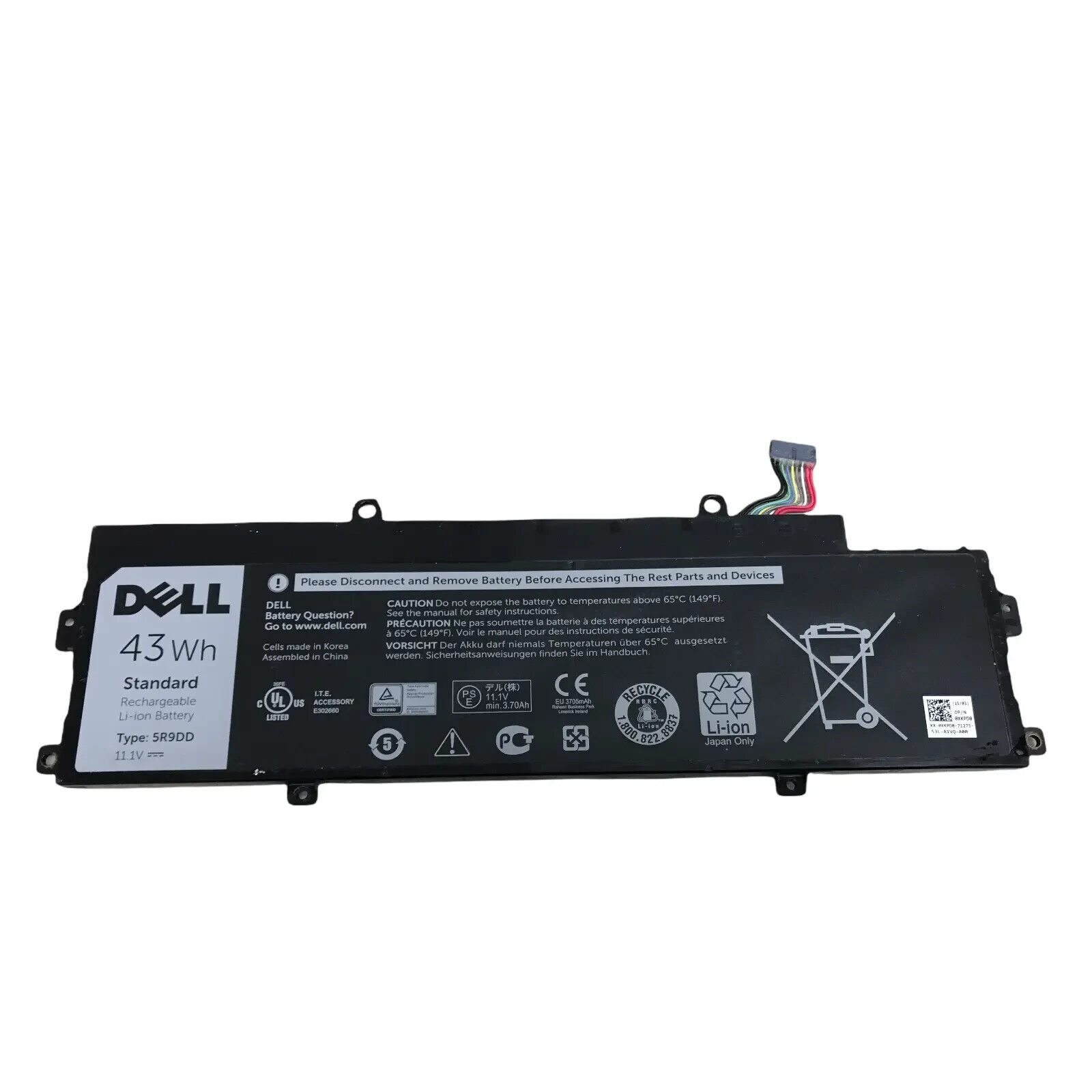 Genuine OEM Dell Battery 68Wh 15.2V 3HWPP for Dell Latitude 5401 5501 1VY7F
