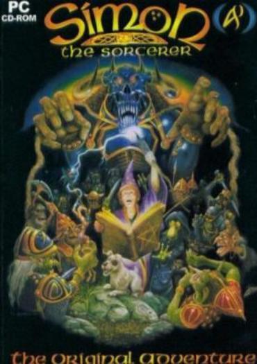 Simon The Sorcerer: The Original Adventure PC CD wizard fairy tales game BOX